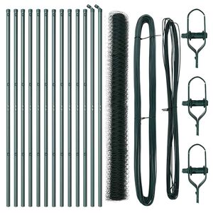 vidaXL Aiapost Roheline 25 x 1,5 m (50 mm v&otilde;rgu) Teras