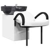 vidaXL &Scaron;ampooni tool Valge ja must 136 x 60 x 92 cm PVC