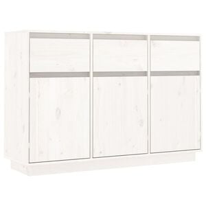 vidaXL puhvetkapp, valge, 111 x 36 x 75 cm, m&auml;nnipuit