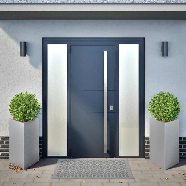 vidaXL aia taimekastid 2 tk, kolmnurk, 50x43x75 cm, tsingitud teras