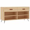 vidaXL jalatsipink, Sonoma tamm, 102 x 35 x 55 cm, tehispuit