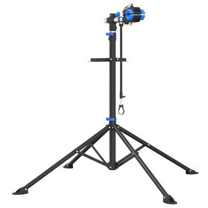 vidaXL rattaparandusstatiiv kokkupandav reguleeritav 108-188 cm teras