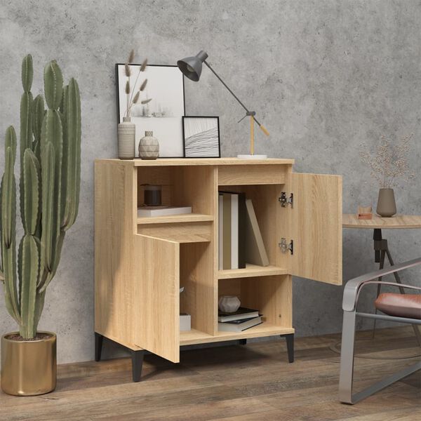 vidaXL puhvetkapp, Sonoma tamm, 60 x 35 x 70 cm, tehispuit