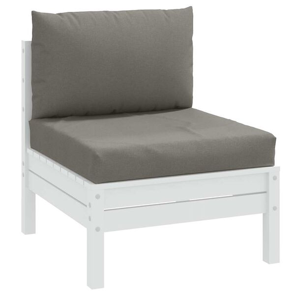 vidaXL euroaluse istmepadjad, 2 tk, tumehall, kangas