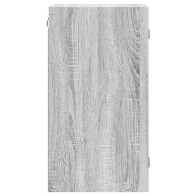 vidaXL klaasuksega seinakapp, hall Sonoma tamm, 35 x 37 x 68,5 cm