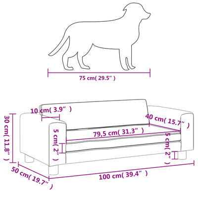 vidaXL koeravoodi laiendusega, roosa, 100 x 50 x 30 cm, samet