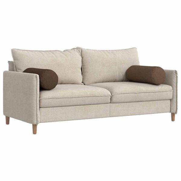 vidaXL Padjad 2 pcs Pruun &Oslash; 25 x 70 cm kangas