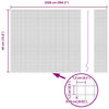 vidaXL Aiapost Hall 25 x 0,4 m (12 x 12 mm mesh) Terased ja PVC