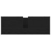 vidaXL Vannitoa kapp ladustamisega Must tamm 90 x 33 x 60 cm Tehispuit