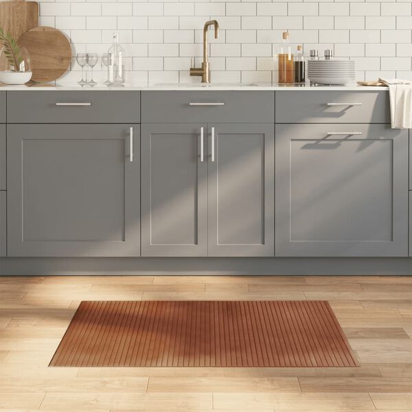 vidaXL vaip, ristkülikukujuline, pruun, 60 x 100 cm, bambus