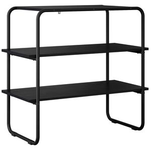 vidaXL Konsoollaud Must tamm 60 x 41 x 75 cm Tehispuit
