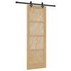 vidaXL Libisev uks ORKDAL Naturaalne 73,5 x 211 cm Toekas m&auml;nnipuit