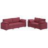 vidaXL Diivan 2 pcs Veinpunane 219 x 80 x 82 cm kangas