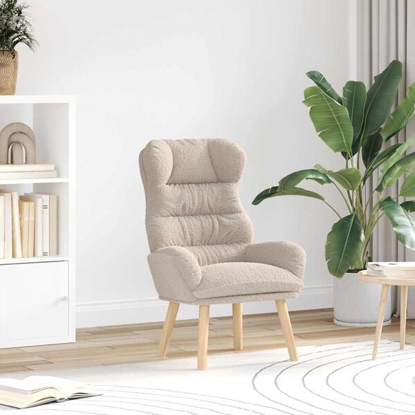 vidaXL Tugitool Helehall 69 x 74 x 93 cm Sherpa Kangas