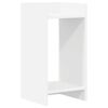vidaXL Taimede alus Valge 30 x 30 x 60 cm T&ouml;&ouml;deldud puit