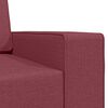 vidaXL Diivanvoodi 200cm Veinpunane kangas