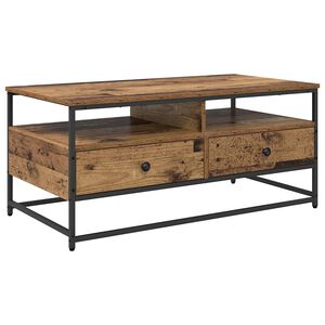 vidaXL Kohvilaud Vana puit 100 x 51 x 45 cm Tehispuit
