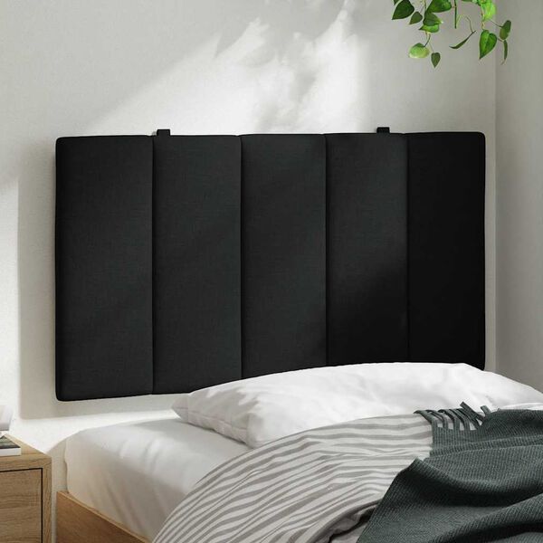 vidaXL voodipeatsi padi Hanko, must, 80 cm, kangas