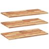 vidaXL ujuvad riiulid 3 tk, 100 x 40 x 2 cm, &otilde;liviimistlusega t&auml;ispuit, akaatsia