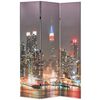 vidaXL kokkupandav sirm 120 x 170 cm, &ouml;ine New York