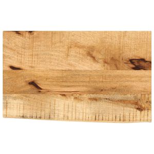 vidaXL lauaplaat, 40x20x2,5 cm, naturaalsete servadega, mangopuit