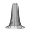vidaXL S&auml;&auml;sev&otilde;rk voodi jaoks 156 mesh Must ⌀56 x 220 cm Pol&uuml;ester
