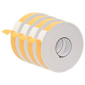 vidaXL Iselihkuv vahtlint 4 pcs Valge 30mm x 5m CR Vaht