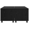 vidaXL Kohvilaud sahtliga Must tamm 75 x 75 x 38 cm Tehispuit