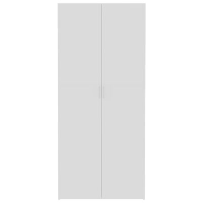 vidaXL hoiukapp valge ja Sonoma tamm 80 x 35,5 x 180 cm puitlaastplaat