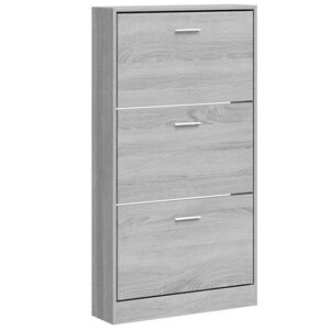 vidaXL kingakapp, hall Sonoma tamm, 59 x 17 x 108 cm, tehispuit
