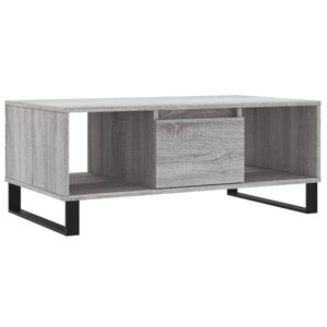 vidaXL kohvilaud, hall Sonoma tamm, 90x50x36,5 cm, tehispuit