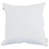 vidaXL Padi padjaga Valge 80 x 80 cm Puuvill