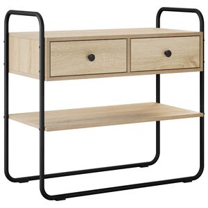 vidaXL Konsoollaud Sonoma tamm 80 x 40 x 75 cm Tehispuit