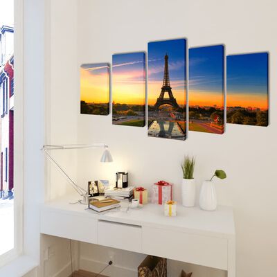 Seinamaalikomplekt Eiffeli torniga, 200 x 100 cm