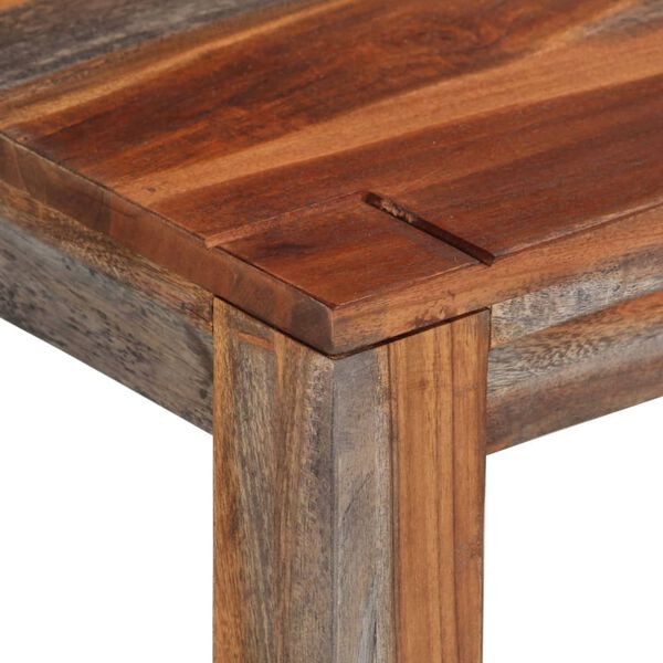 vidaXL seljatoega pink, 160 cm, hall, akaatsiapuit