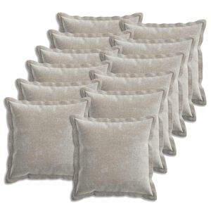 vidaXL Diivanipadi 12 pcs HOUTEN Helehall 45 x 45 cm &Scaron;en&uuml;&uuml;lfabric