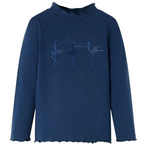 Pikkade varrukatega lastes&auml;rk, tumesinine, 104