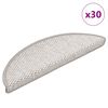 vidaXL Trepimatid Isekleepuvad Sisal-Look 30 tk 56x17x3 cm Platina