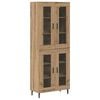vidaXL K&otilde;rgushein 2 pcs K&auml;sit&ouml;&ouml;puu 69,5 x 34 x 180 cm Tehispuit