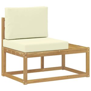 vidaXL V&auml;lim&ouml;&ouml;bel L&otilde;ppdiivan Valge 91 x 63 x 73 cm Tugev akatsiapuu