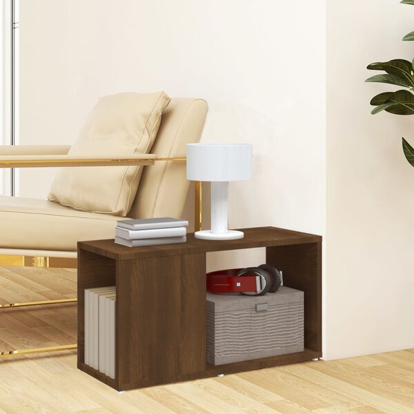 vidaXL telerikapp, pruun tamm, 60 x 24 x 32 cm, tehispuit