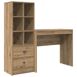 vidaXL Laud K&auml;sit&ouml;&ouml;puu 135,5 x 40 x 127 cm 2 tk