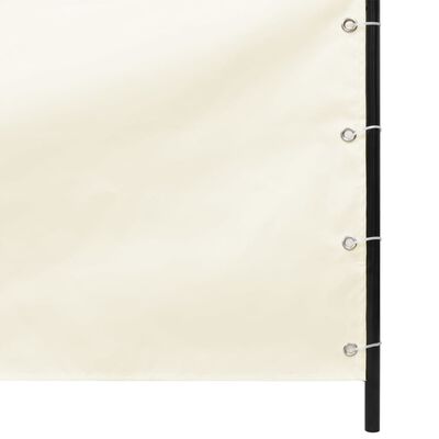 vidaXL rõdusirm, kreemjas, 140 x 240 cm, Oxfordi kangas