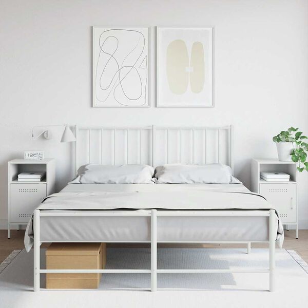 vidaXL &ouml;&ouml;kapid 2 tk, valge, 36 x 39 x 68 cm, teras