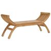 vidaXL Aiapink 2 -Seater 126 cm Tugev teakpuit Naturaalne