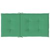 vidaXL madala seljatoega toolipadjad 6 tk, roheline 100x50x3 cm kangas