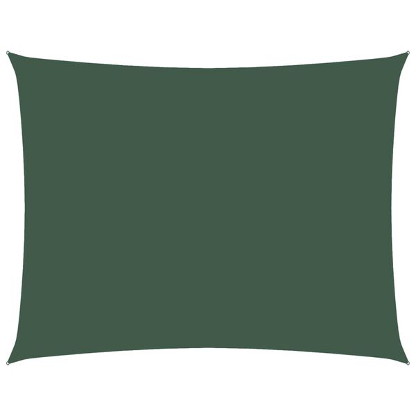 vidaXL oxford-kangast päikesepuri, ristkülik, 2,5x3,5 m, tumeroheline