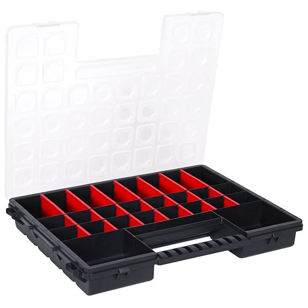 vidaXL reguleeritavate vaheseintega sortimendikarbid 5 tk, plast