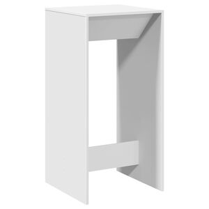 vidaXL baarilaud, valge, 51 x 50 x 103,5 cm, tehispuit