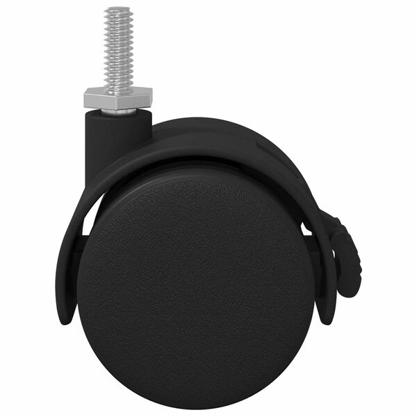 vidaXL Rattakandur 2 pcs Must ja h&otilde;bedane 40,1 x 40,1 x 37,8 mm